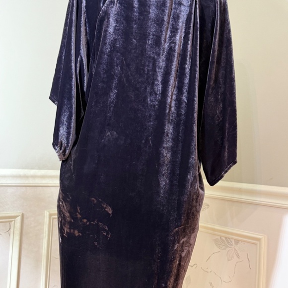 Johnny Was velvet/velour tunic top XL purple - Picture 7 of 10